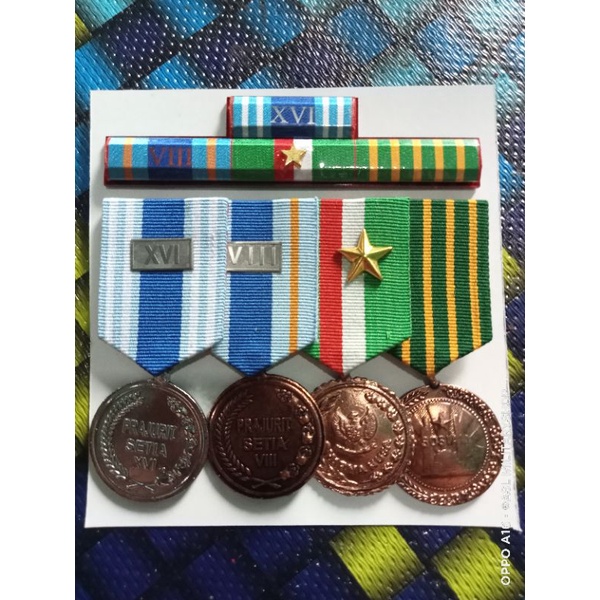 pita jasa pdh dan pdu tni 4 satya lencana 16 tahun 8 tahun dharma nusa bakti sosial
