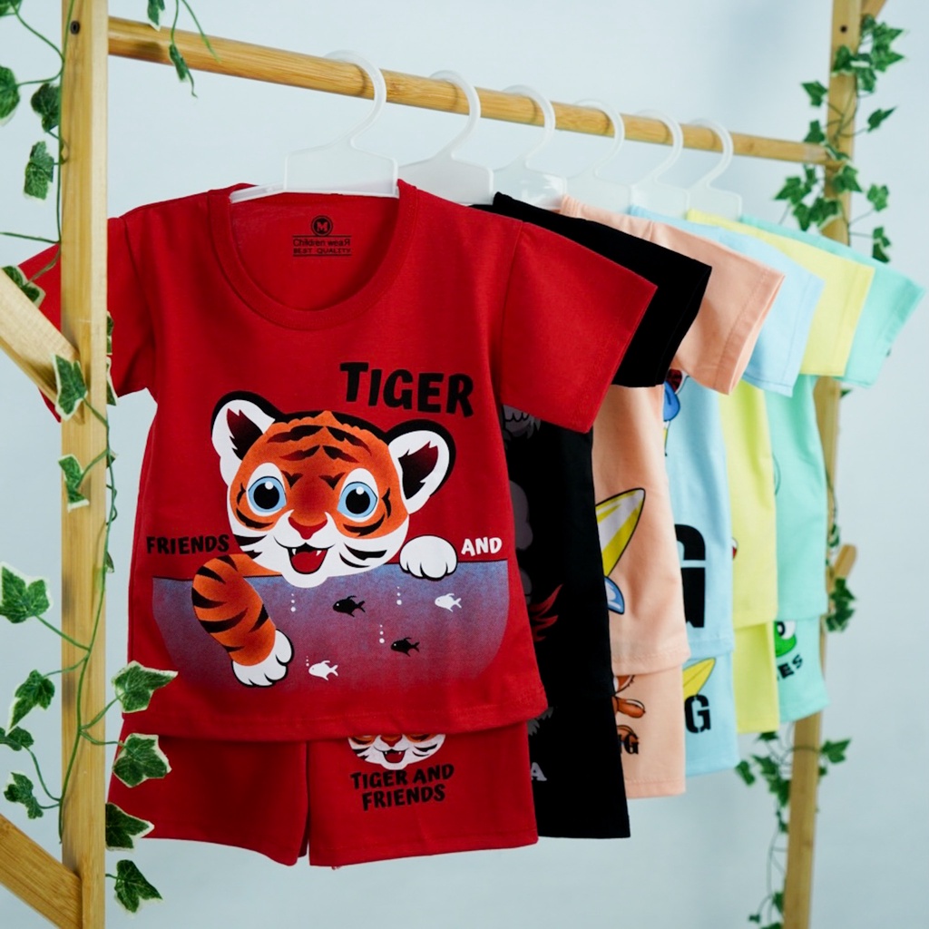 SETELAN ANAK UNISEX 1-8 TAHUN - CUTE ANIMALS