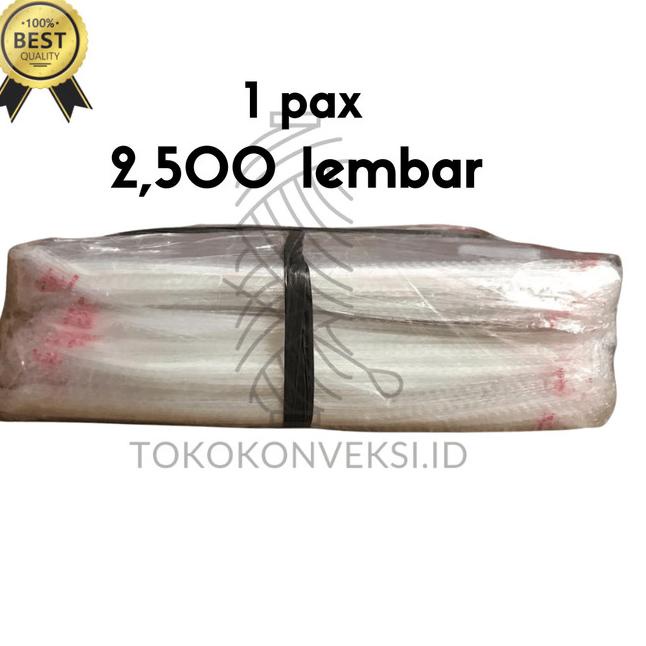 

Plastik OPP 500 Lembar Ukuran 25x35 Tebal 04