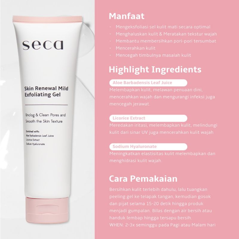 Seca Skin Renewal Mild Exfoliating Peeling Gel BPOM