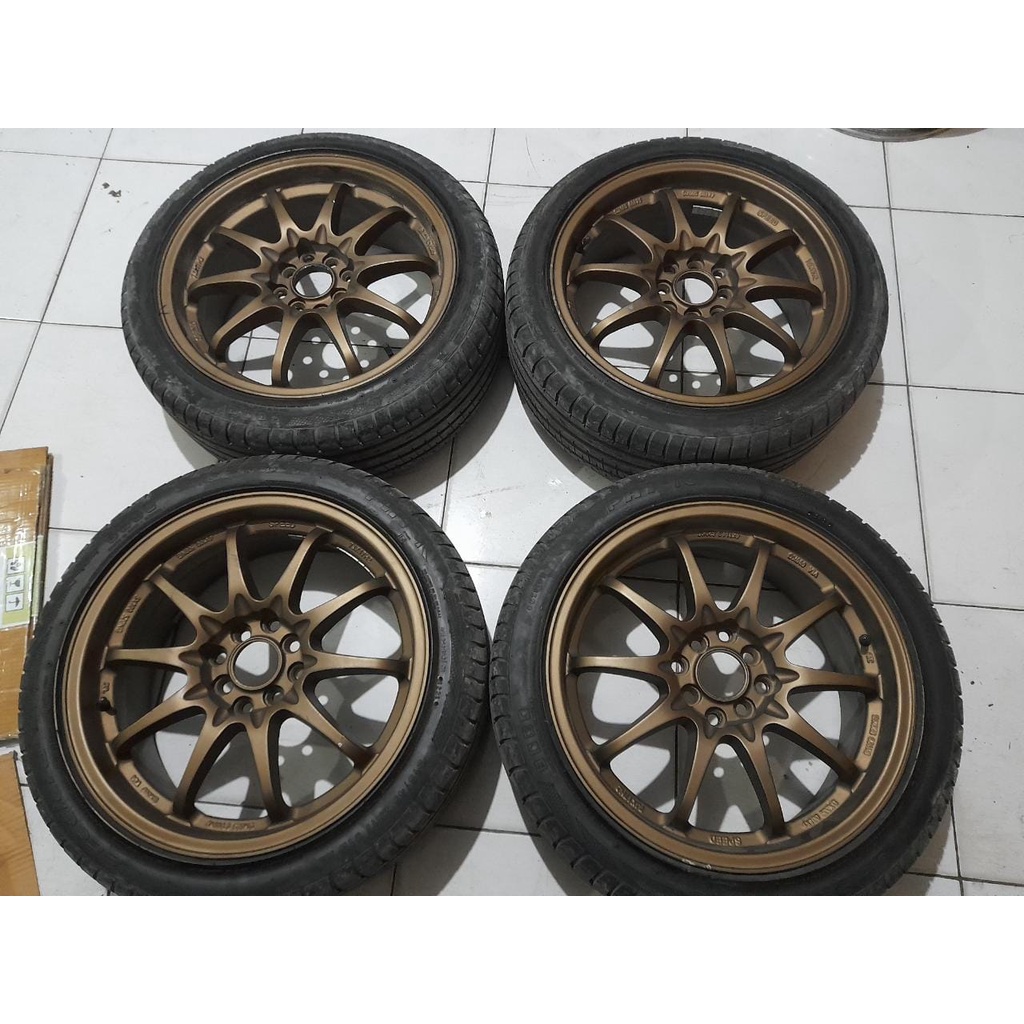 Velg Mobil Racing Ring 17 CE28 R17X7 Baut 4 ET40 BAN 215 45 R17
