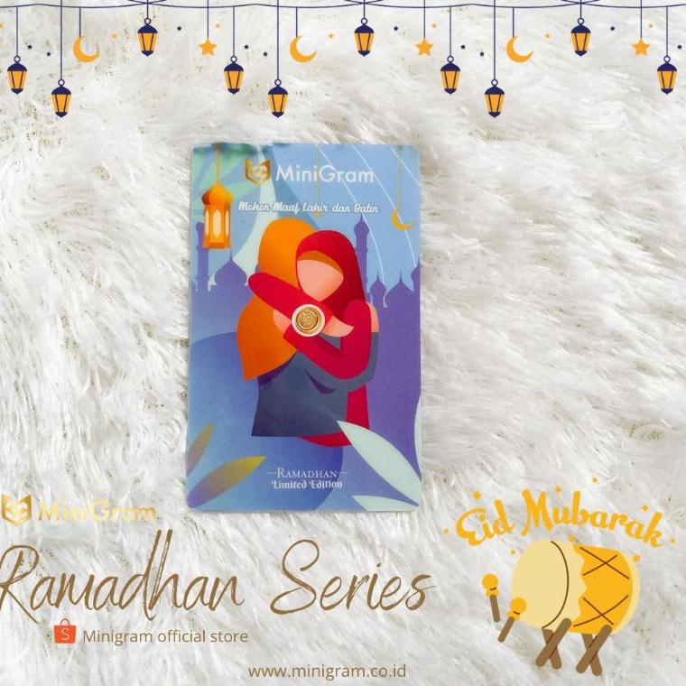 TERBARU Minigram Logam Mulia Emas Gift Series PVC Edisi Idul fitri/Ramadhan Series # 873