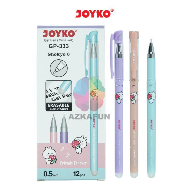 

Pulpen Gel Joyko Shokyo Hapus/Erasable Pulpen bisa dihapus