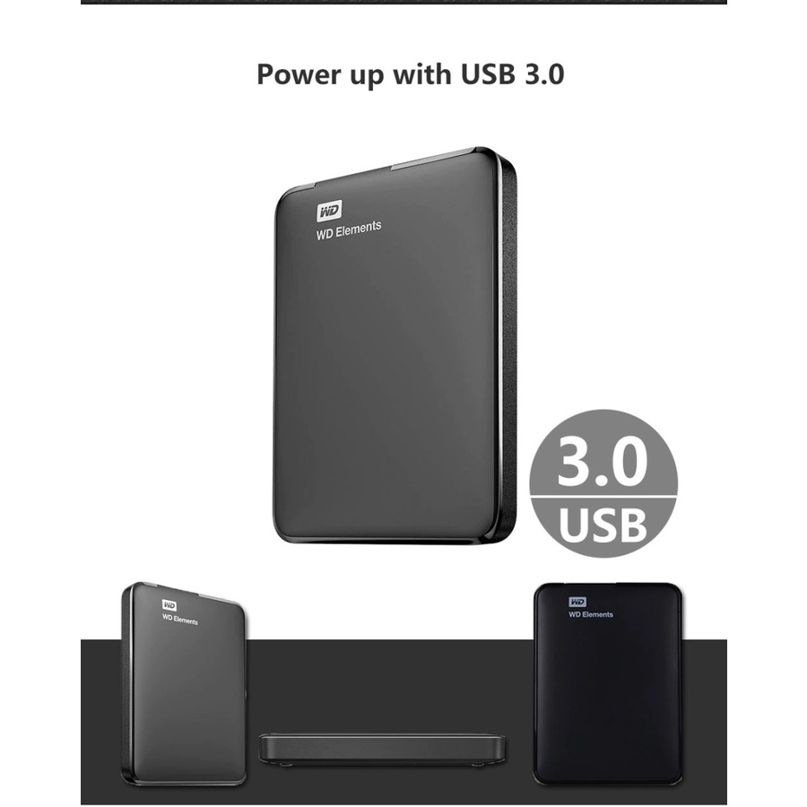 Casing Hardisk External WD Elements Case Sata HDD 2.5 USB 3.0 / Case External HDD Usb 3.0 WD