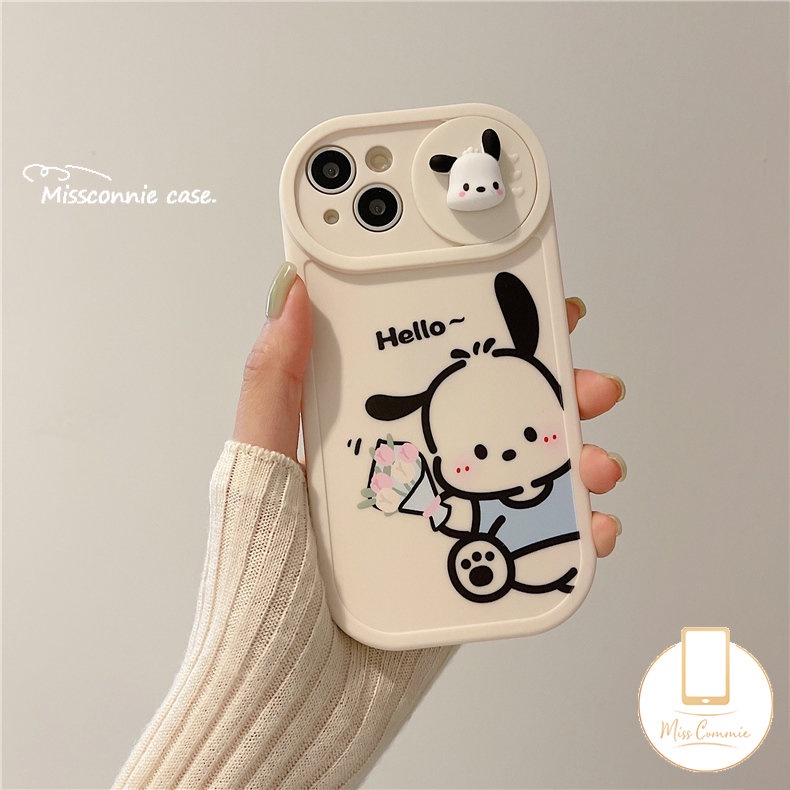 Soft Case TPU Motif Kartun Anak Anjing 3D Untuk IPhone 7 8 Plus X XS Max 11 Pro Max