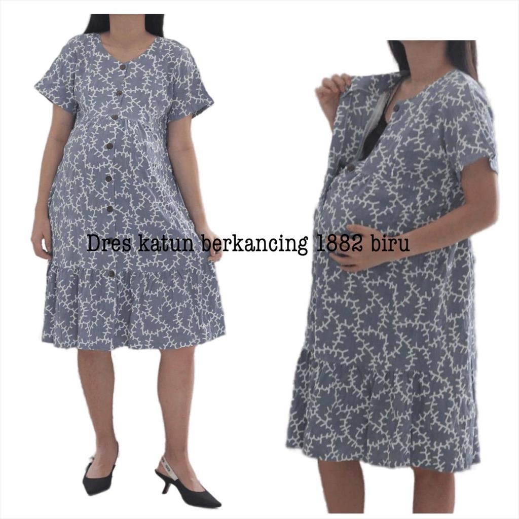 Dress Katun Berkancing 1882