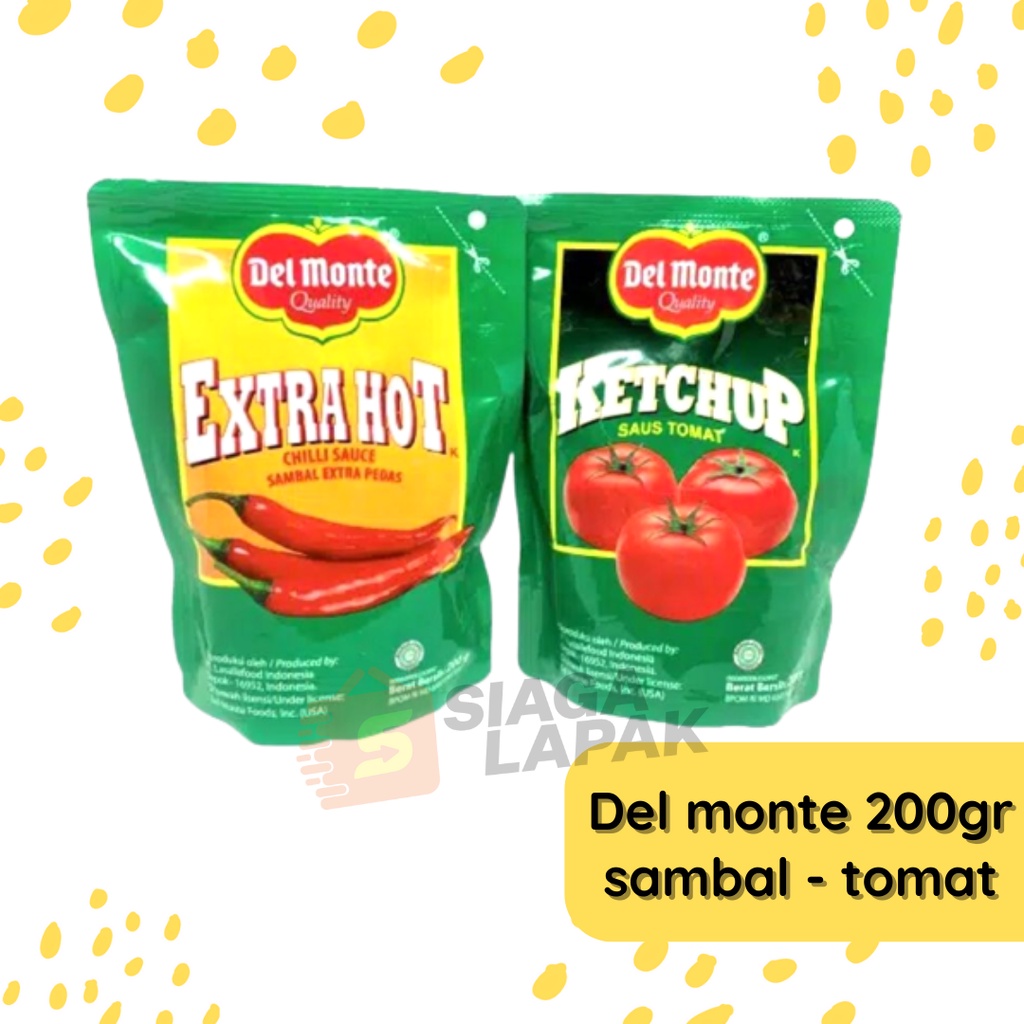 Del Monte Saus Tomat - Sambal Pouch 200gr