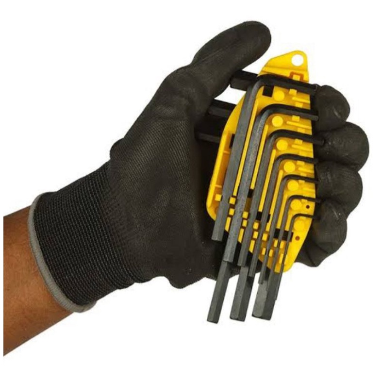 Kunci L set stanley 10pcs Metric Hex Key Set - Black 69-253 Stanley