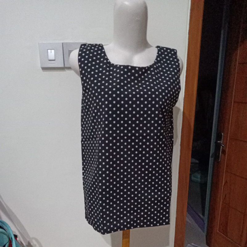 Tanktop Polkadot inner blazer