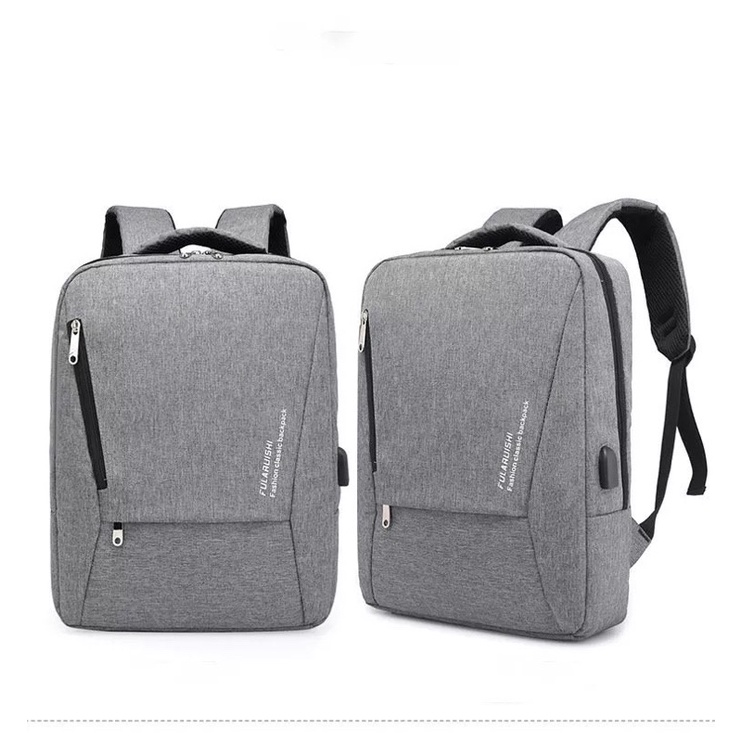 Tas ransel pria Fularuishi backpack pria tas ransel laptop tas ransel classic simple polos elegant tas ransel korea tas sekolah anak laki laki