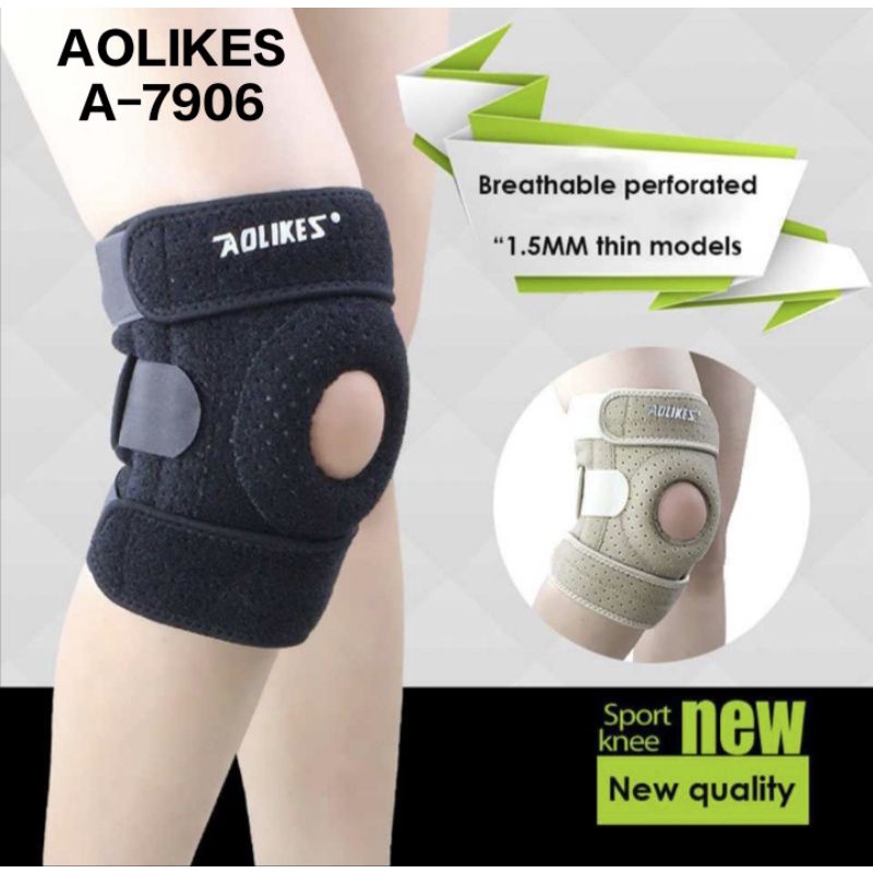 aolikes penyangga lutut / deker lutut aolikes / pelindung lutut olahraga / knee support / deker mencegah cidera lutut