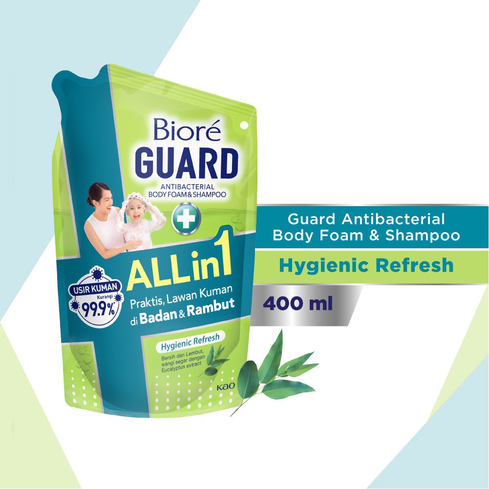 BIORE Guard ALL in 1 Anti Bacterial Body Foam&amp;Shampoo