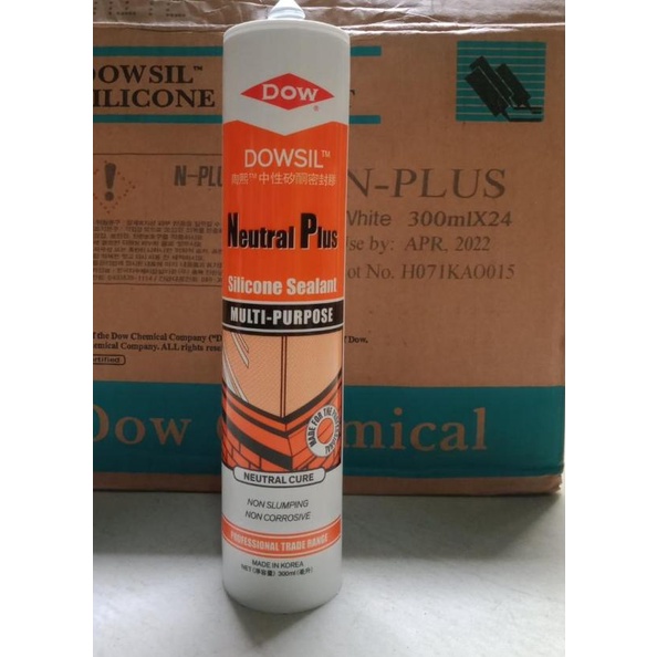 

DOWSIL NEUTRAL PLUS SILICONE SEALANT - WHITE 300ML