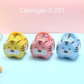 FREE BUBLE &amp; DUS Coin Box Celengan Kunci Gembok  Xiao Ling Jing Tas  Unicorn Kuda S-248/ KURA KURA TURTLE 178/ KELINCI RABBIT 261 265/Harimau Tiger S-251/kucing 264 s 275  s 274   /2666/s 276 astronot/ s 277 loVe cinta/ manik manik password s 258 s 259