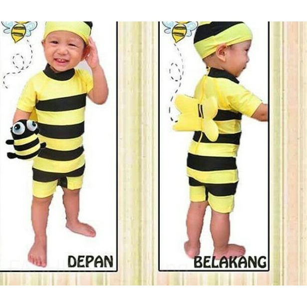 Baju Renang Anak Diving Lebah