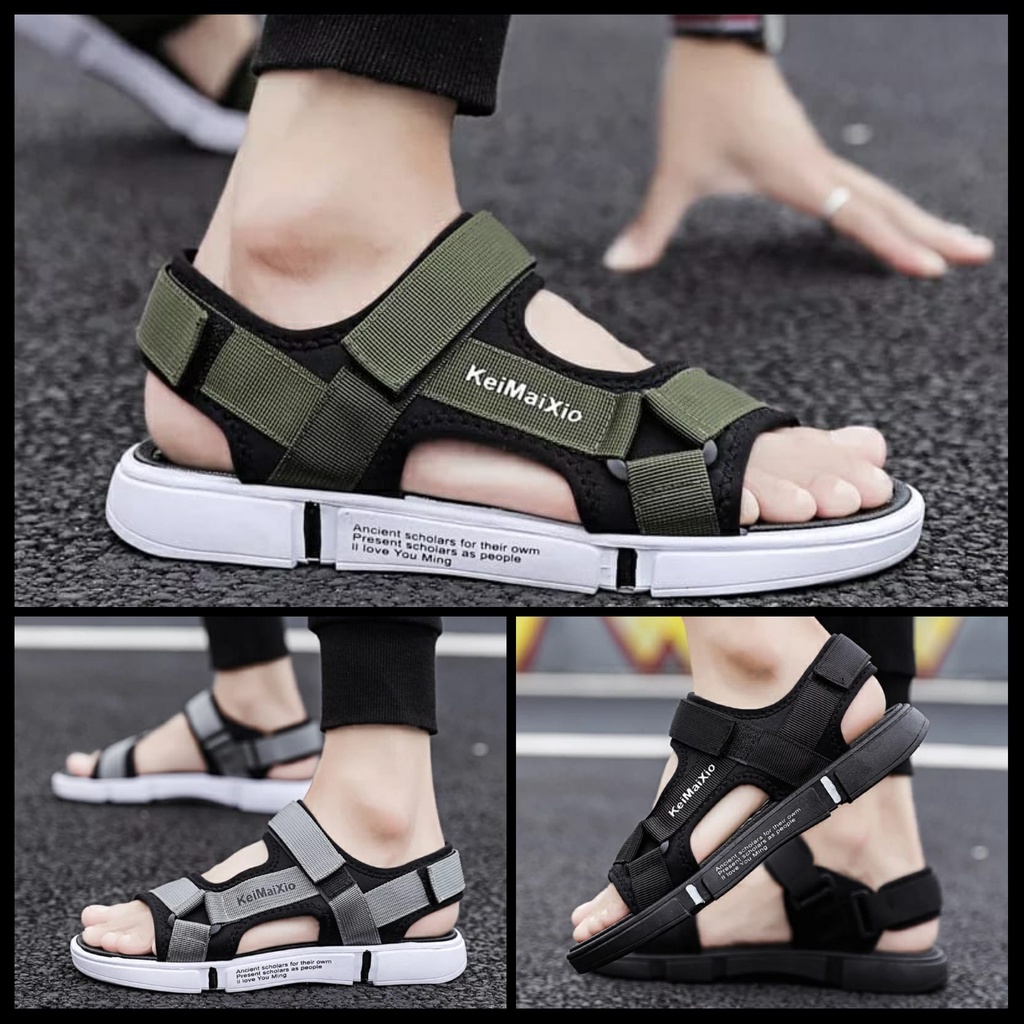 Sandal Gunung Tali Webbing KeiMaiXio Pria Keren/ Sepatu Sandal GN Tali Casual Cowok Modis trendy/ Sa