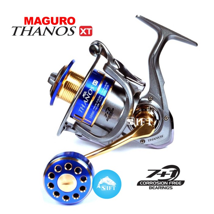 PROMO COD Reel Maguro THANOS XT 1000 2000 3000 4000 5000 6000 8000 Power Handle - 1000