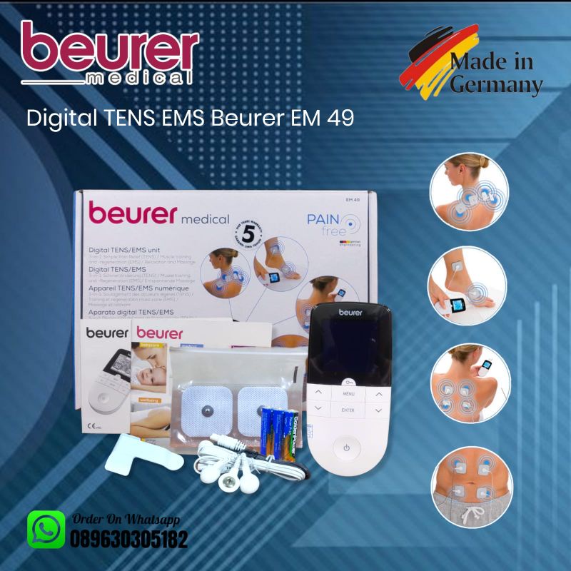 Beurer EM 49 Digital TENS / EMS Original Beurer EM-49 / Alat Pijat Digital Beurer EM49