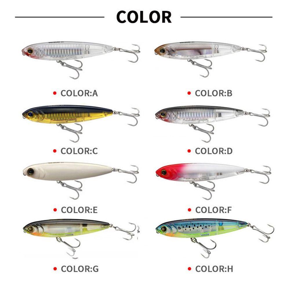 Preva Umpan Ikan Kecil Mengambang Desain Jepang9071Kopbaits Tackle Bergaris bass Musim Dingin Memancing Top Water Lure