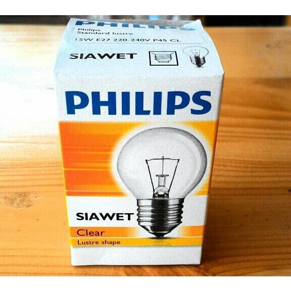PHILIPS SIAWET 15 WATT PIJAR / LAMPU PIJAR PHILIPS 15 WATT