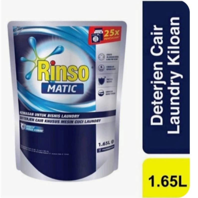 DETERGEN RINSO MATIC CAIR 1.65 LITER