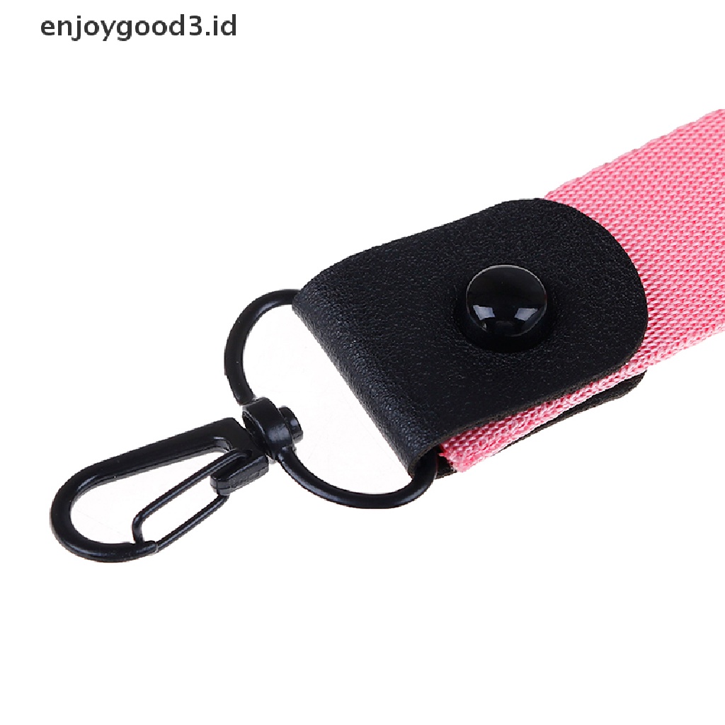 Tali Lanyard Gantung Leher Warna Solid Untuk Kartu ID