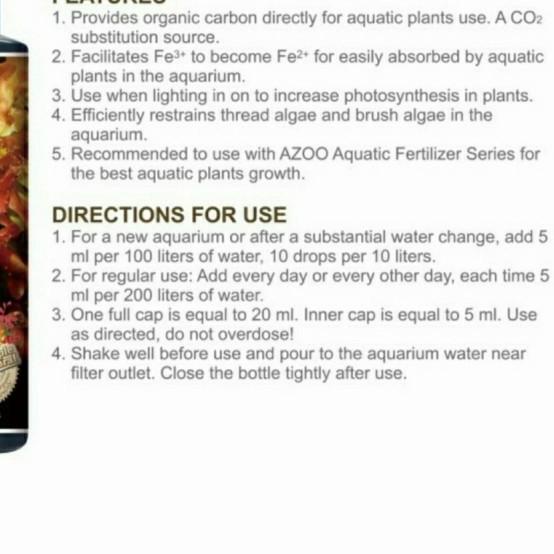 Azoo carbon plus Aquascape