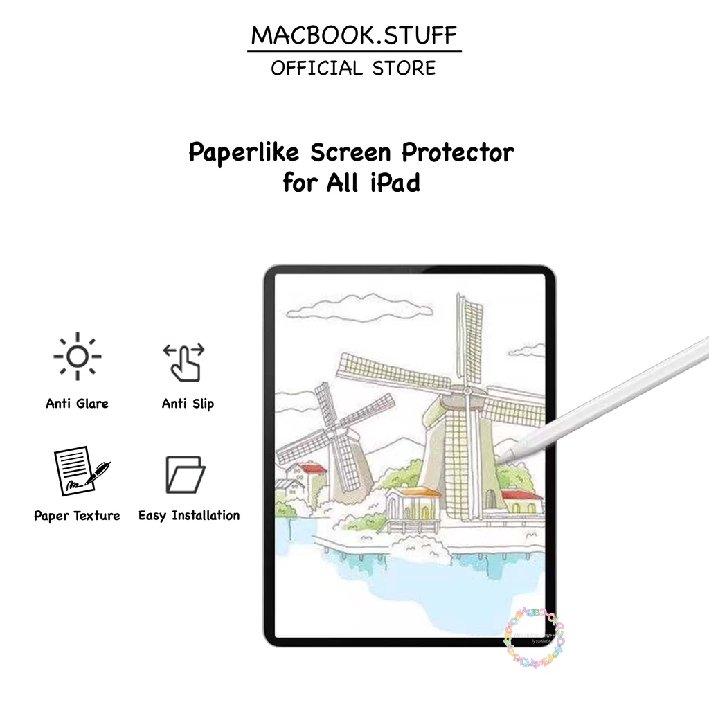 Paperlike Screen Protector Antigores Paperfeel Ipad PRO 11&quot; 12.9&quot; AIR 3/4/5 Gen 7th 8th 9th Mini 5 Mini 6 M1