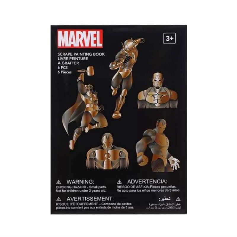 

MARVEL Collection Scrape Painting Book