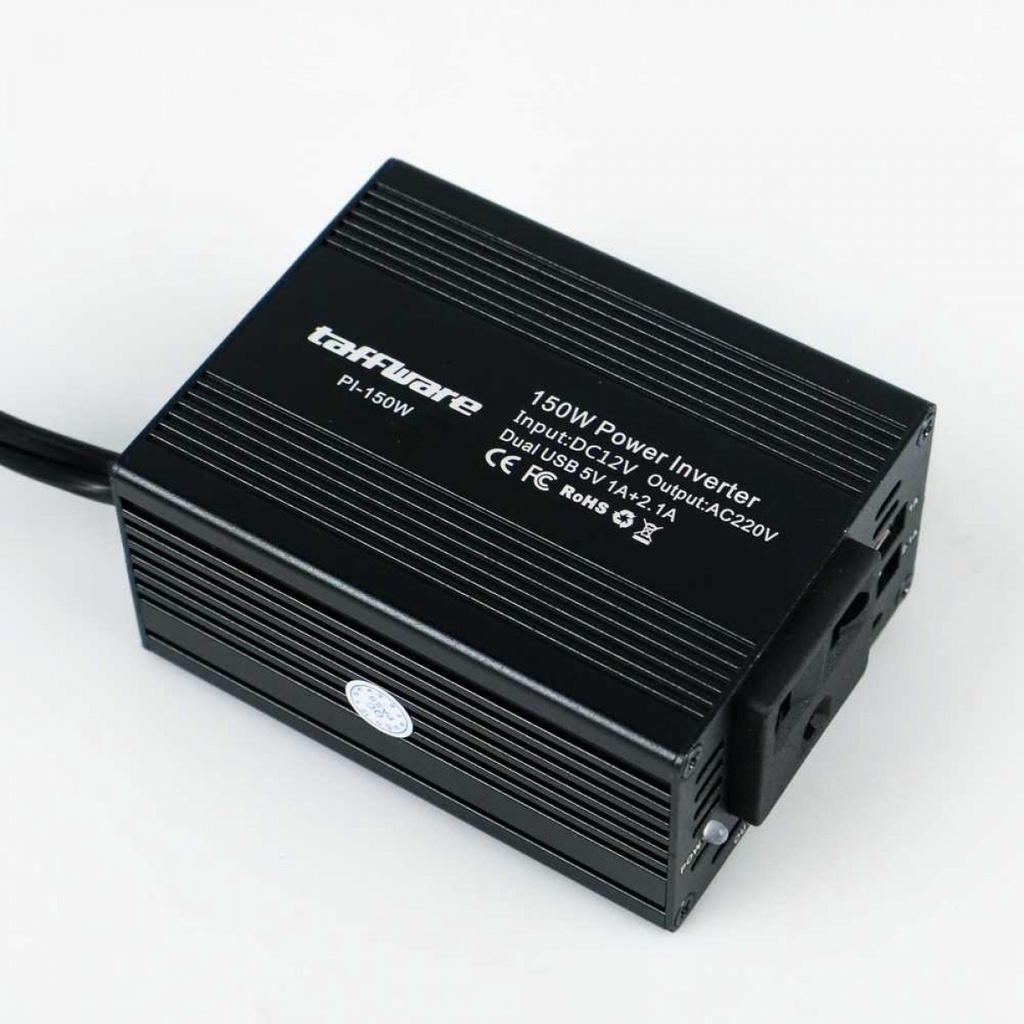 Power Inverter Taffware 150W 220V dengan 2 USB Port