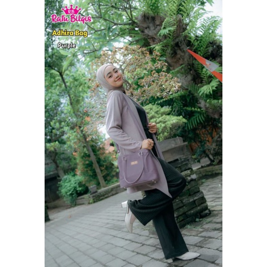 ADHIRA TOTE BAG BY RATU BILQIS BAHAN CHOCOLY ANTI AIR WATERPROOF PREMIUM