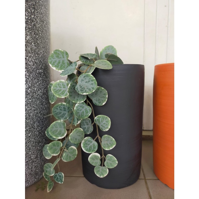 Pot Pot Tanaman Gerabah Premium Silinder Tabung D18T30