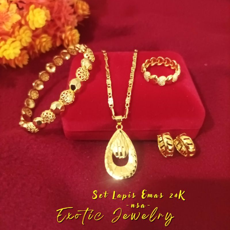 SET LAPIS EMAS 24K ESE-20