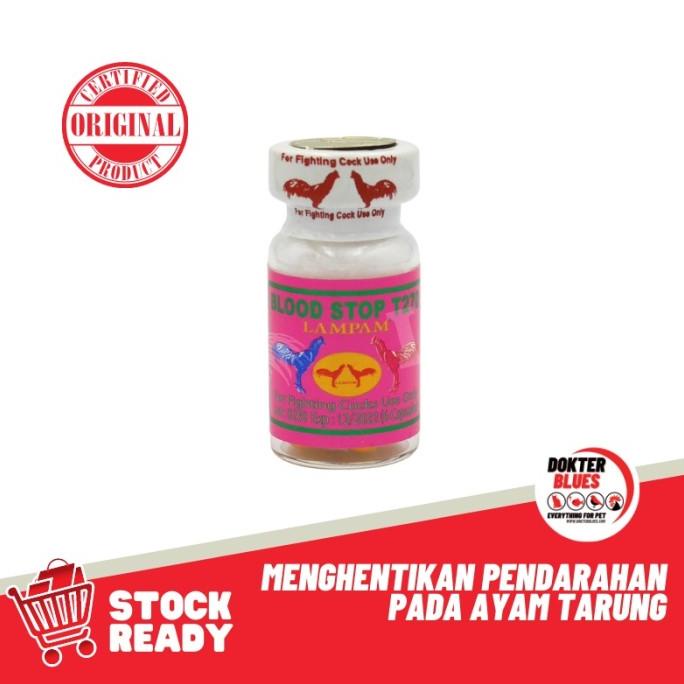 TERPERCAYA Best Seller Obat Ayam Lampam Blood Stop (Kapsul) Menghentikan