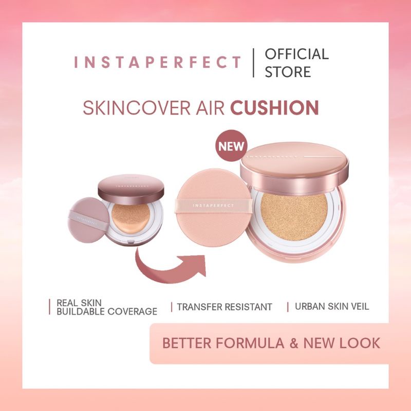 INSTAPERFECT Skincover Air Cushion 11gr (BB Cushion Kemasan Baru)