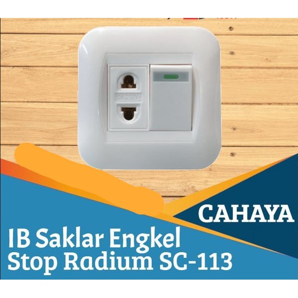 SAKLAR ENGKEL+STOP KONTAK INBOW CAHAYA SC-113