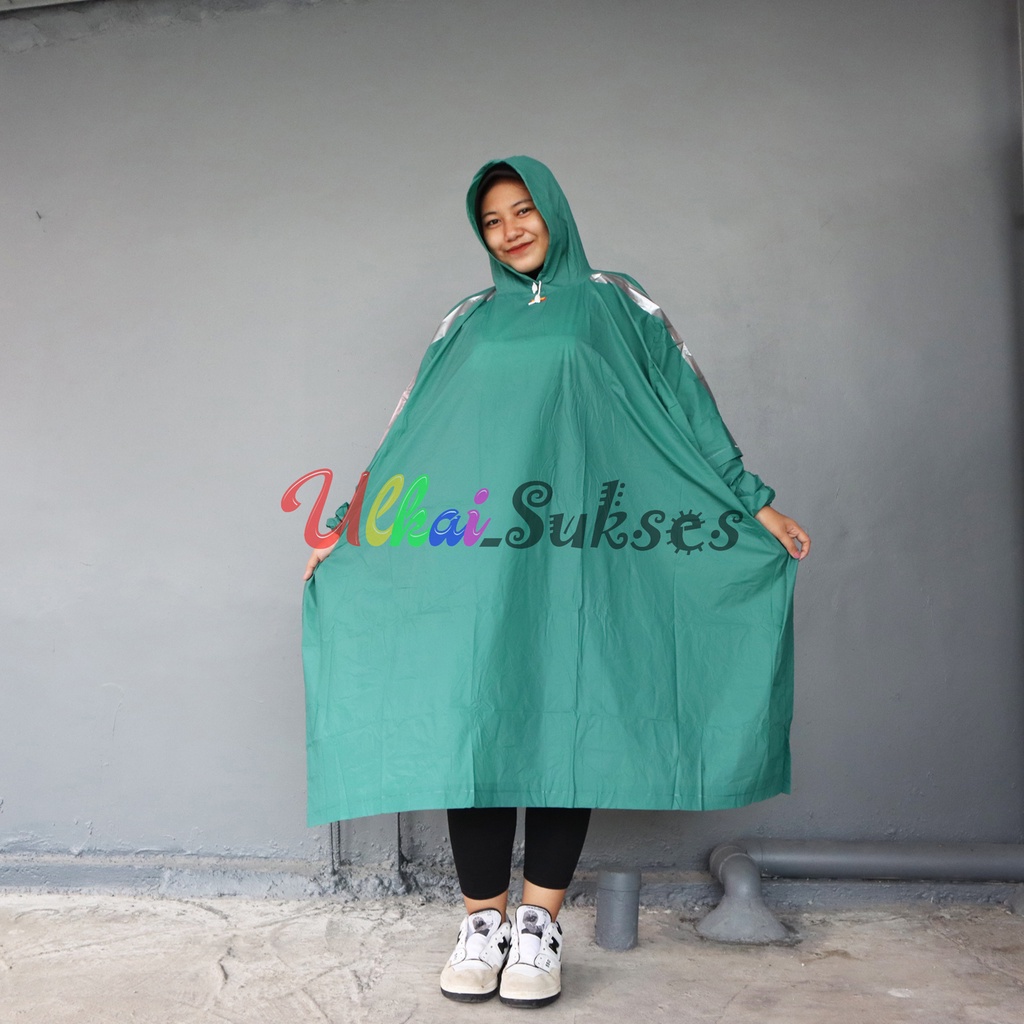 Elmondo Jas Hujan Ponco Lengan Personal 710 - Raincoat Dewasa Ponco Lengan Pria Wanita Murah