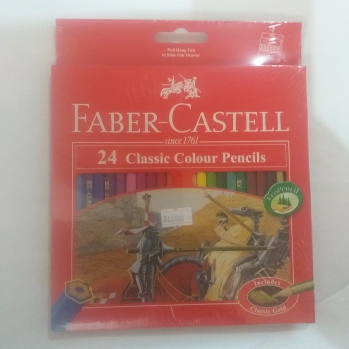 

PENSIL WARNA FABER CASTELL 24 CLASSIC COLOUR PENSILS