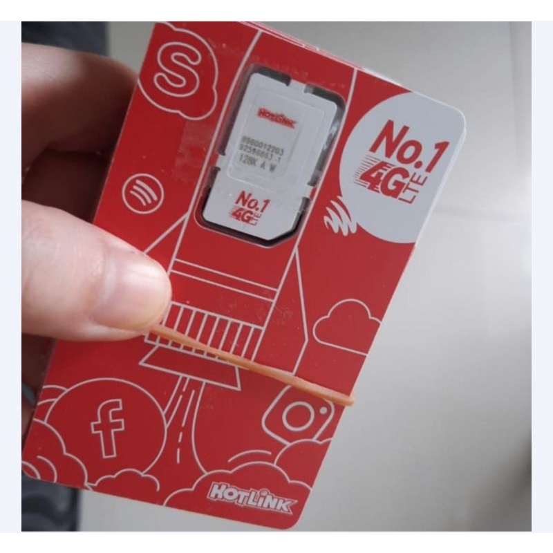 Jual SIM CARD MALAYSIA HOTLINK 1 minggu Shopee Indonesia