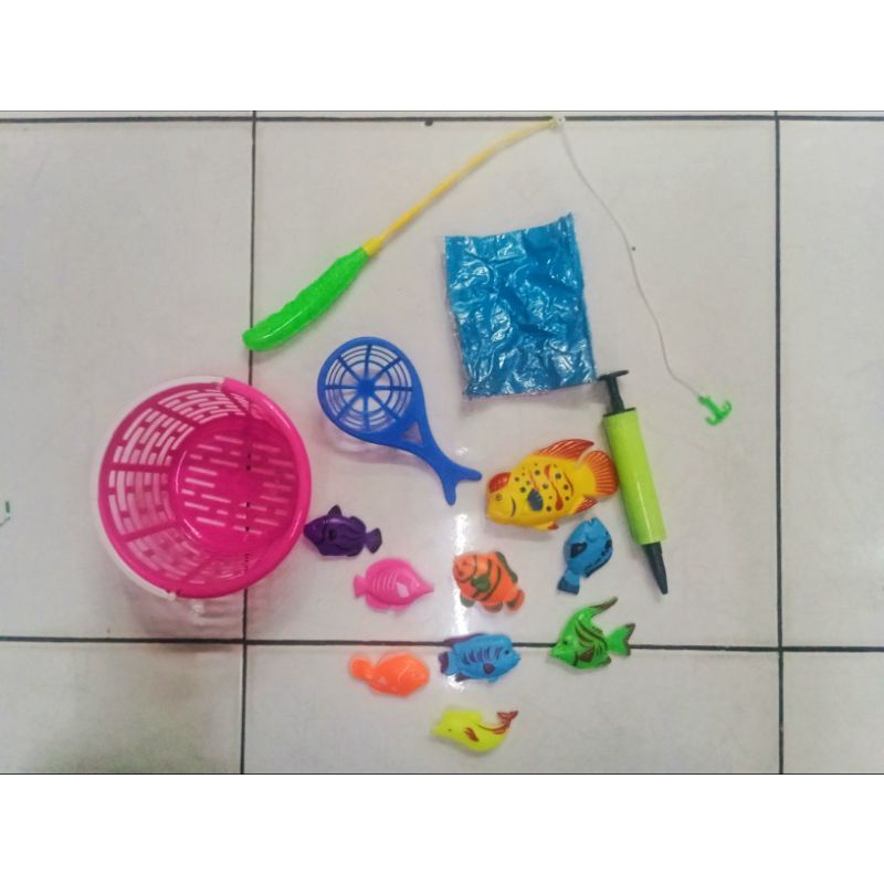 SS 1391 - MAINAN ANAK PANCING IKAN PLUS KOLAM MINI SS1391