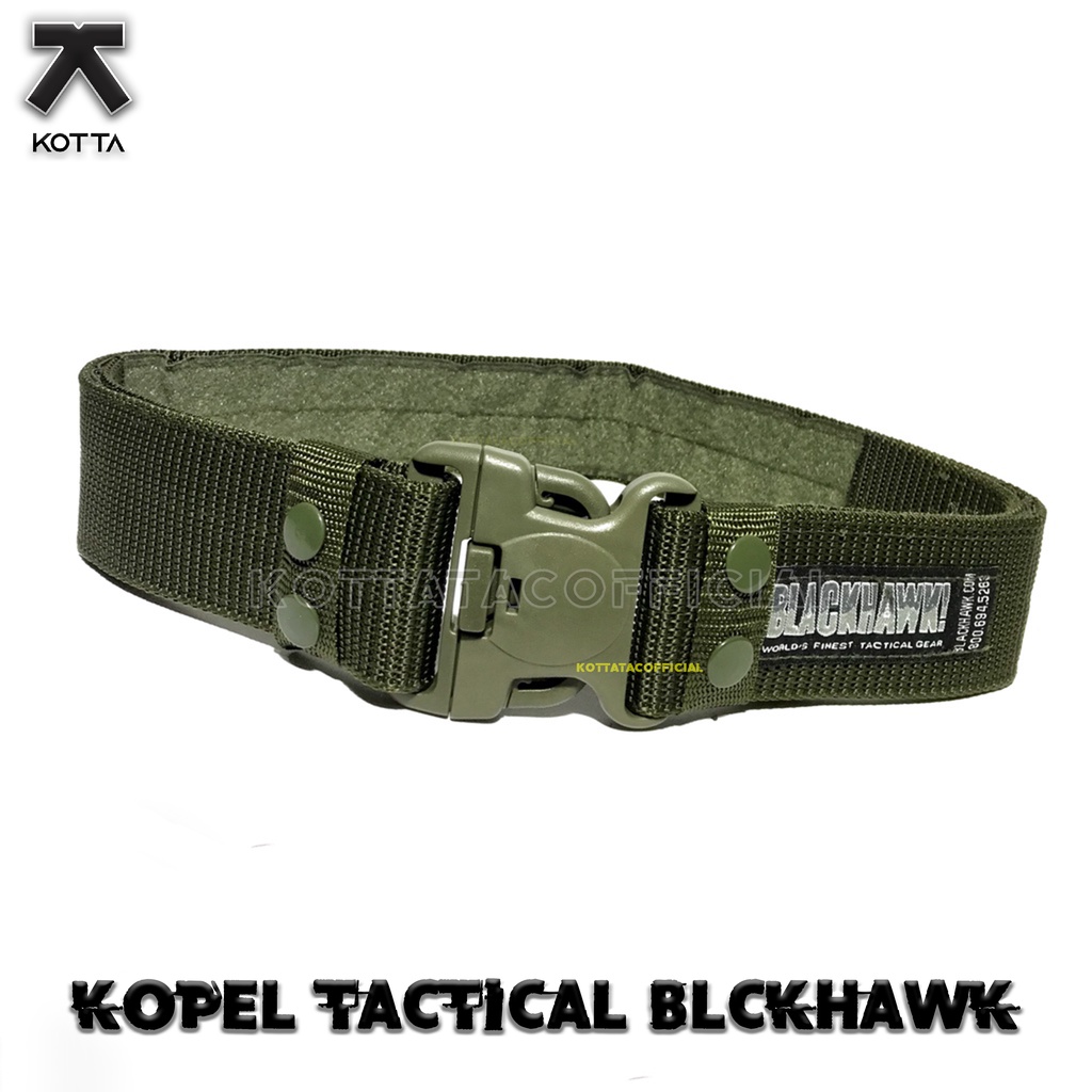 KOPEL/SABUK BLACKHAWK PREMIUM HIJAU ARMY - KOPEL TACTICAL- SABUK TACTICAL