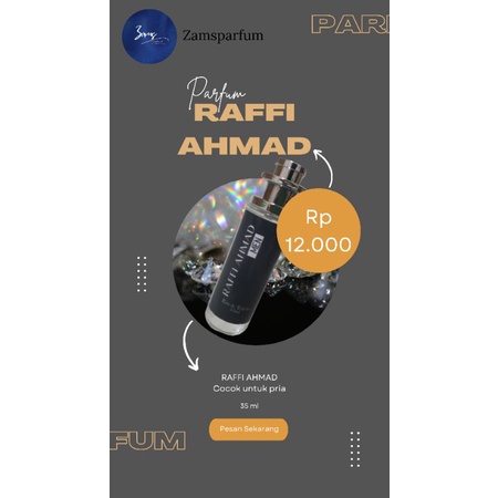 PARFUM PRIA RAFFI AHMAD 35ml