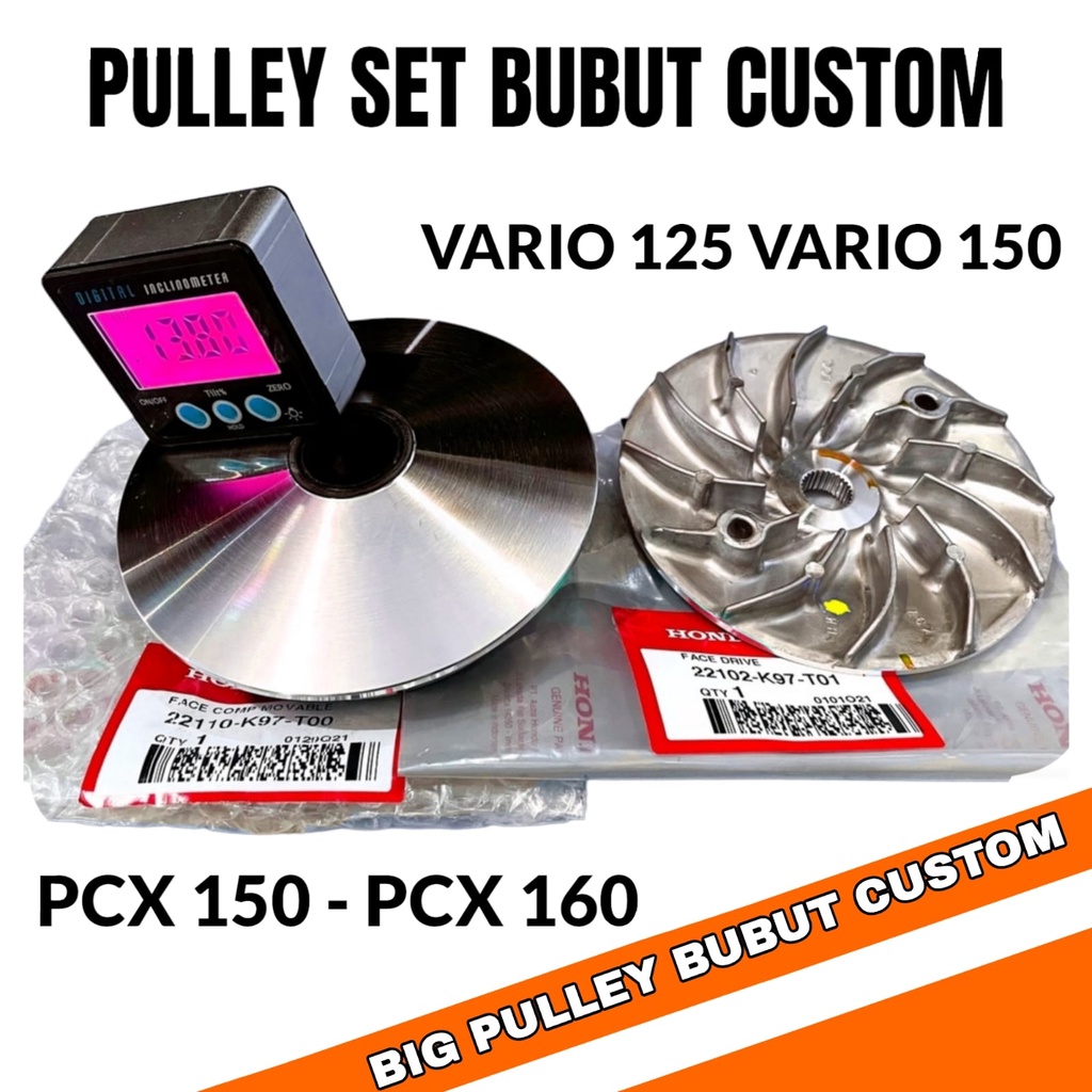 PULLEY CUSTOM PCX 160 PCX 150 VARIO 160 K1Z ADV 150 K97 BIG PULLEY PNP VARIO 150 VARIO 125 ORIGINAL