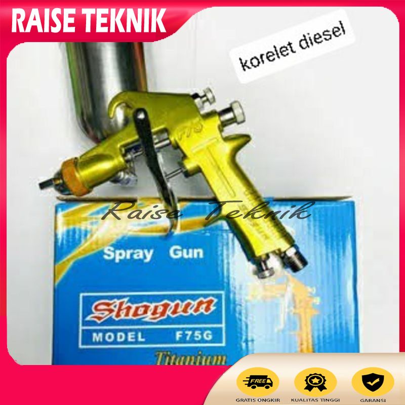 SPRAY GUN CAT SHOGUN F75
