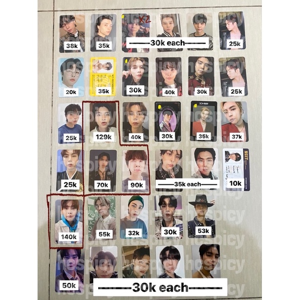 pc johnny loveholic yizhiyu fortune card bene shopee nct 127