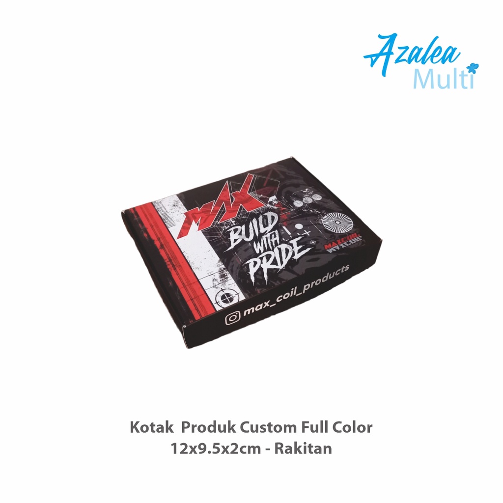 

Kotak Produk Custom Full Color 12x9.5x2cm - Rakitan / Kotak Dompet / Kemasan Dompet / Baju / Jilbab / Parfum