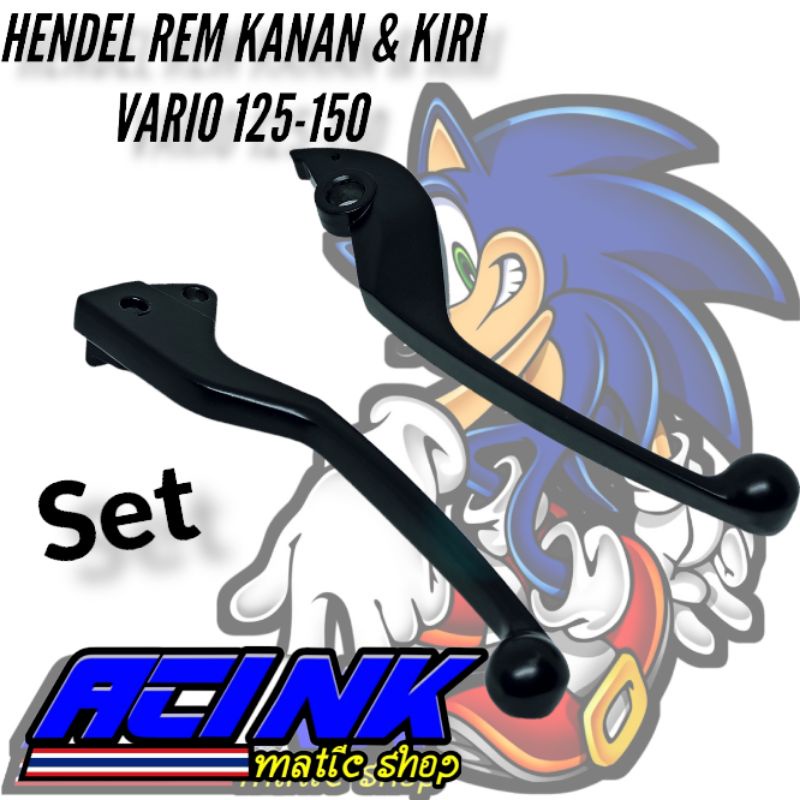 HENDEL HENDLE REM KANAN KIRI VARIO 125 150 LED 2017