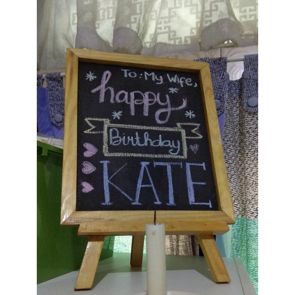 

Papan Tulis Papan Tulis Kecil Mini Chalkboard Papan Tulis Kapur Kecil Papan Hitam
