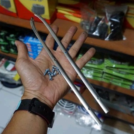 Lis Pedang Set Karpet Lidah Tengah Lantai Vespa PTS Special Smallframe Stainless