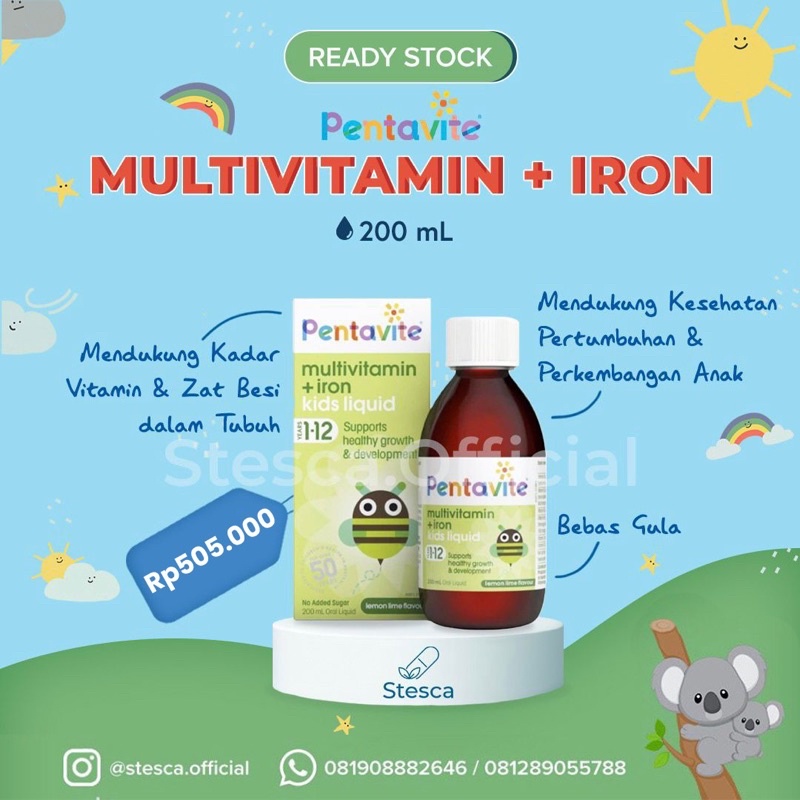 pentavite multivitamin + iron